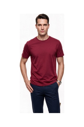 İntersivin Erkek T-shirt T-05 Bordo