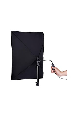 Deyatech 4 Duylu 50 x 70 CM Video ve Fotoğraf 2'li Softbox Seti + 8 x Lamba