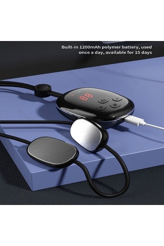 Boyun Masaj Aleti Massagehänge Svart-lcd Svart-lcd Black-lcd Çok Renkli