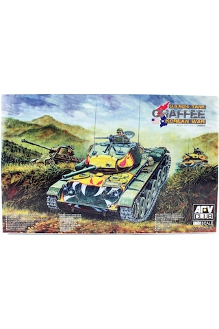 Afv Club Af35209 1/35 Ölçek, M24 Chaffee Korea Savaşı Tankı, Plastik Model Kiti-51347