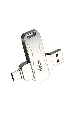 Netac 256gb Type-c + Usb 3.0 Flash Bellek - Nt03u782c-256g-30pn