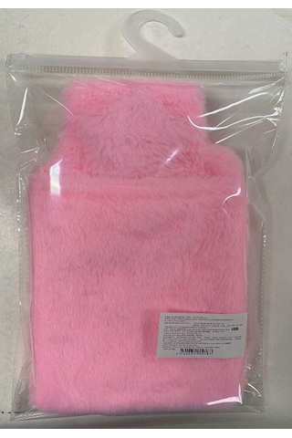 Bosphorus Yan Cepli Peluş Sıcak Su Torbası Pembe 750 ML