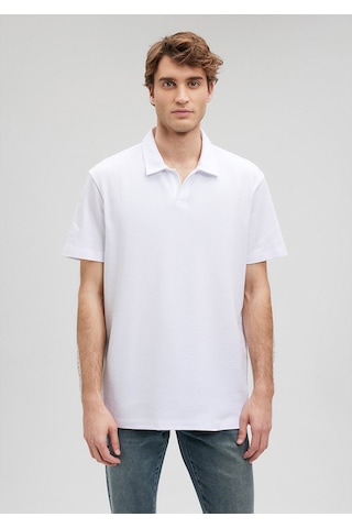 Mavi - Beyaz Polo Tişört 0611904-620 Beyaz