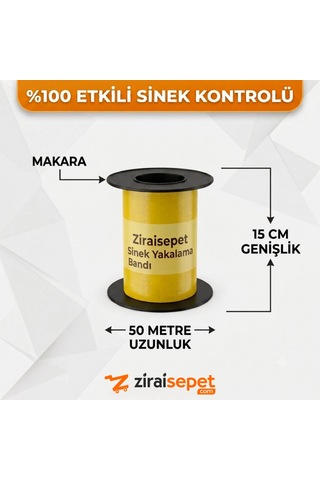Sinek Yakalama Bandı 15x50 Metre