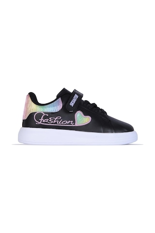 Skuaiter Skuaıter 011 Syh-lila Kız Çocuk Sneaker Spor Ayakkabı Siyah