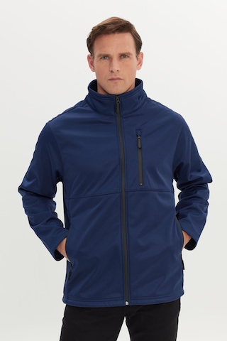 AC&Co / Altınyıldız Classics Erkek Lacı Sıcak Tutan Comfort Fit Rahat Kesim Dik Yaka Mont Lacı Lacivert