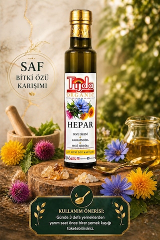 Hepar Deve Dikeni Karahindiba Mavi Hindiba Özü 250 ML