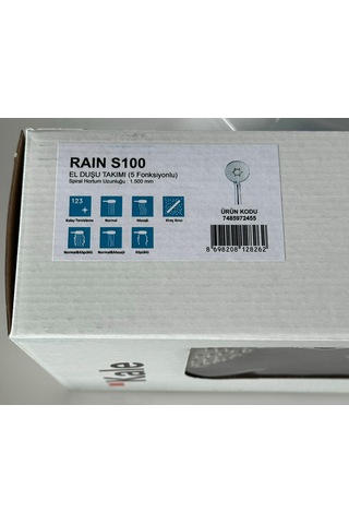 Kale Rain S80 1 Fonksiyonlu Solo El Duşu Takımı Diğer