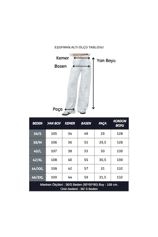 Penyebizden Oversize Sweatshirt & Geniş Paça Eşofman Altı Takım-ekru-gri Baskılı