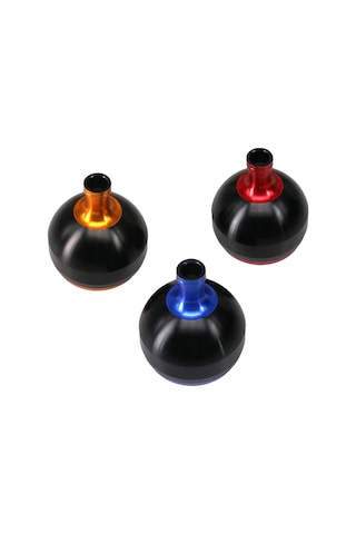 Kosona Metal Cnc Oluklu 38mm Black-red Olta Makinesi Kolu Topu, Dayanıklı Değiştirme Parçası, 4mm Mil İçin Uygun