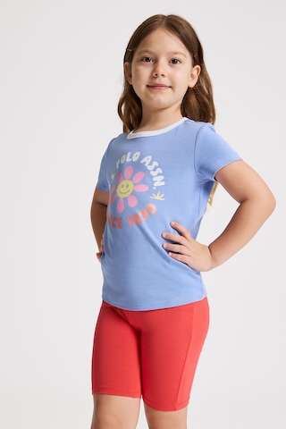 U.S. Polo Assn. Kız Çocuk Lila Tişört 50325635-vr245 Lavanta