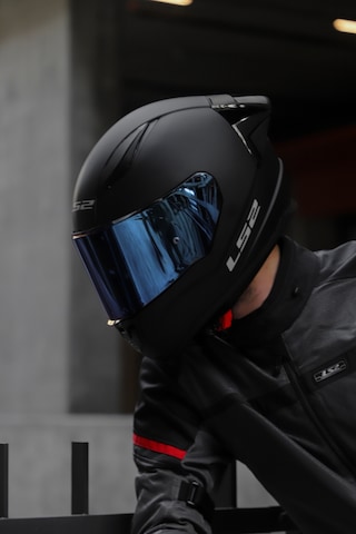 Ls2 Rapıd Race Mavi Camlı Kask Mat Siyah