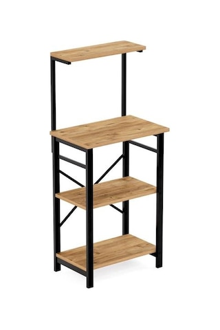 Ceramical Çok Amaçlı Mutfak Bangosu - Atlantik Çam - 128x40x60 Cm Atlantik Çam