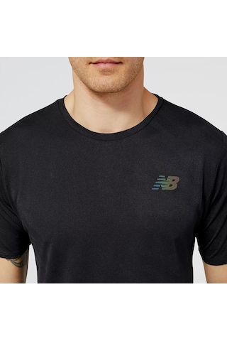New Balance Erkek T-shırt Mt23281-bk Mt23281-bk Siyah