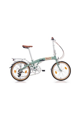 Bianchi Vintage Katlanır Bisiklet Celeste Yeşil