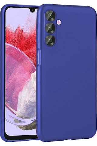 Zore Galaxy Uyumlu M34 5g Kılıf Msra Premier Silikon Kapak - Saks Mavi Saks Mavi