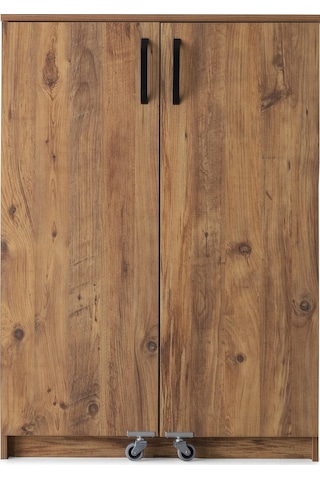 Çok Amaçlı 2 Kapaklı Mutfak Erzak Kiler Dolabı 80x52x120cm