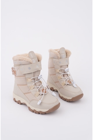 Muggo Tigger İçi Kürklü Bağcıklı Ve Cırtlı Kız Çocuk Bot Bej