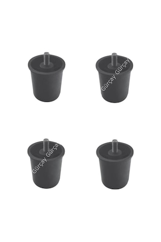 Gürçayhirdavat Gürçay Yatak Baza Ayağı 6Cm Plastik M10 Diş (4 Adet)