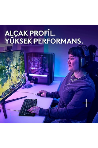 Logitech G515 TKL Türkçe Tuş Dizimi Tactile Kablolu Oyuncu Klavyesi