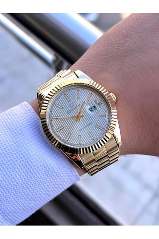 Coliseum Çelik Kordon Takvimli Kadran Kutulu Seri Erkek Kol Saati Ft.aas.ı013