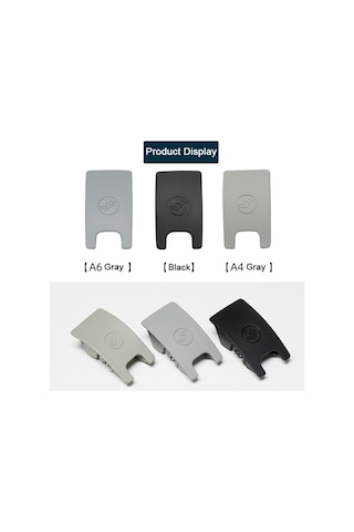 Sones Audi A6 2013-2018 İçin Araç Arka Çocuk Koltuğu Isofix Kapağı Gri