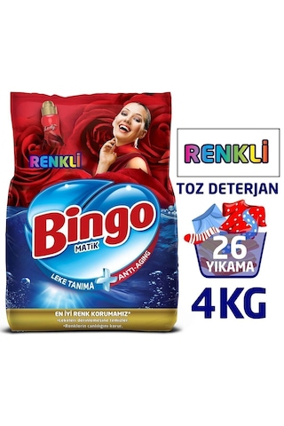 Bingo Matik 4 Kg 3 Lü Karma Paket Ultra Beyaz-renkli-renkli Beyaz