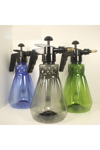 Tcherchı 1.5 L Pnömatik Ev Yağmurlama Plastik Bahçe Sulama Kovası Mavi