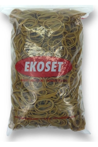 Ekoset 50x3 MM Kauçuk Paket Ambalaj Lastiği 1 KG