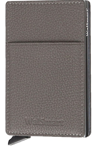 Walsmart Pocket Flotur Akıllı Mekanizmalı Deri Cüzdan Gri
