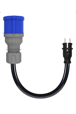 32a Cee Norm Fişten Ev Prizine Dönüştürücü Adaptör Bemis 7,4 Kw - 3,7 Kw 32a Cee Norm Fişten Ev Prizine Dönüştürücü Adaptör Bemis 7,4 Kw - 3,7 Kw