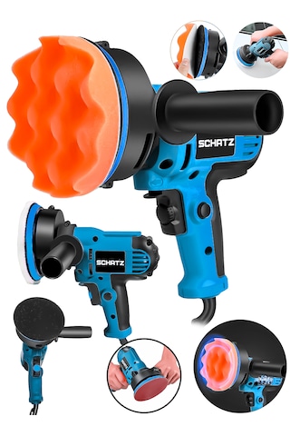 Schatz 450w Elektrikli 125 Mm Dikey Polisaj Zımpara Makinesi Mavi M01125
