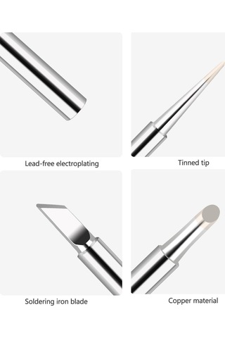 Symbee 10 Adet Bakır Üçlü Kaynak Ucu Seti - Kurşunsuz, 900m-t Modeli, 1.2d-4c-ı-b-k Tipi, Kaynak İstasyonu Araçları