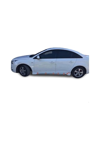 Chevrolet Cruze R Yan Marşpiyel Seti Plastik 2 Adet Mat Siyah 2008 2009 2010 2011 2012 2013 2014 Karlık+ek+bodykit