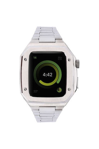 Watch 44mm Metal Petek Kasalı Kordon - Gümüş