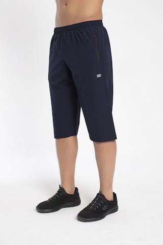 Crozwise 8036-01 Lycra Armüllü Battal Boy Erkek Spor Kapri