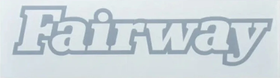 Yazı Açık Gri Yapışma Faırway R9 10 Adet