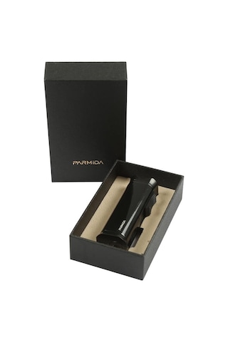 Parmida 3 Torch Pürmüz Siyah Metal Puro Çakmağı