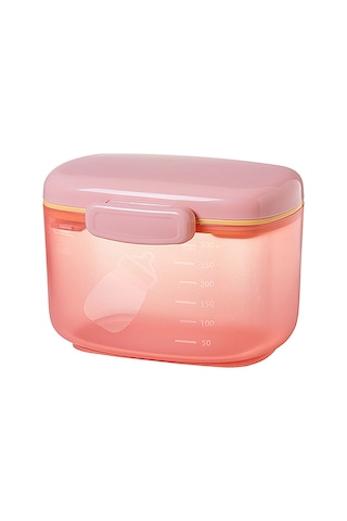Geeroyoo Pembe Çift Katlı Muhafaza Kutu - Süt Tozu İçin, Nem Engelleme Ve Taze Tutma Özelliği, Taşınması Kolay, Farklı Miktarlarda Saklama