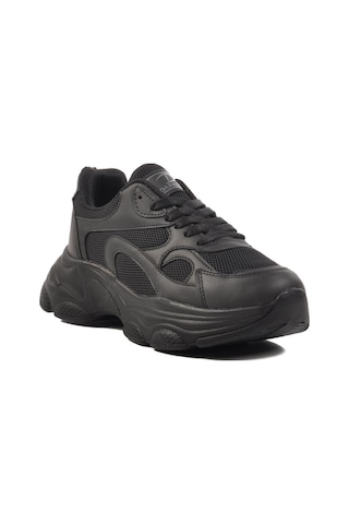Ayakmod 164 G Siyah Tekstil Kadın Sneaker Siyah