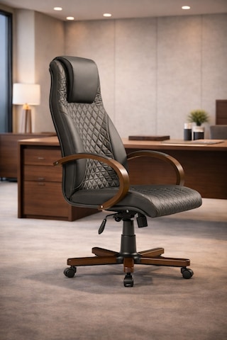 Monarch Premium Yönetici Ofis Ve Büro Koltuğu Anatomik Tasarım Lüks Oturum Konforu Siyah