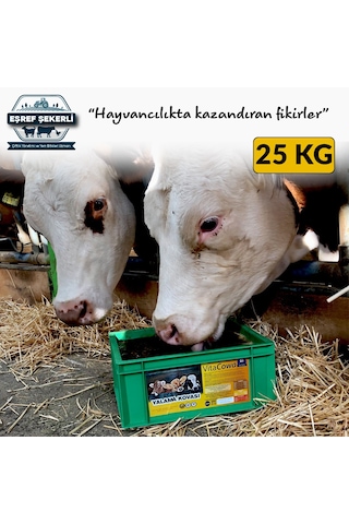 Vitacowa 25 Kg Yalama Kovası Vitamin-Mineral Özel Formül