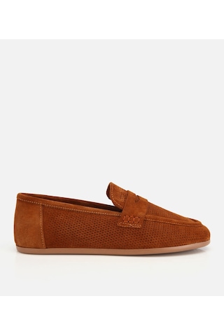 Hotiç Kadın Süet Derii Taba Yumuşak Dokulu Günlük Loafer 01ayh322290a430 01ayh322290a430
