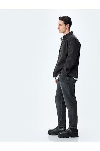 Koton Cepli Normal Bel Loose Fit Jean Pantolon - Steve Jean Gri 5wam40105ıd Gri