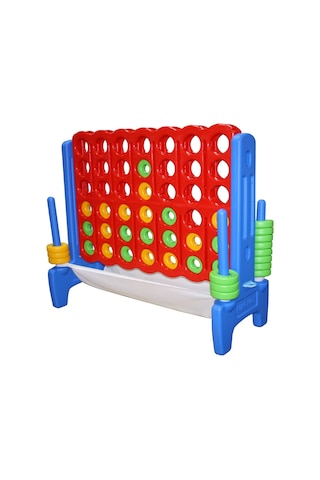 King Kids Hedef 4 Zeka ve Strateji Oyunu - Kırmızı/Mavi