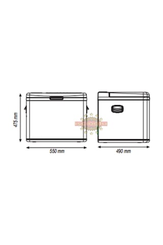 Indel B Oto Buzdolabı 45 Litre Kompresörlü Travel Box Tb45