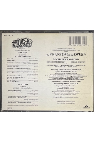 Müzik Cd'sidir Plak Değildir Cd The Phantom Of The Opera The Or