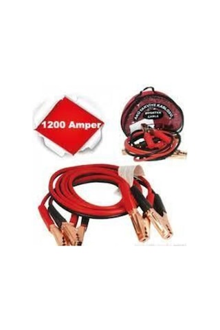Dörtlü Ürün Trafik Seti+çantalı Akü Takviye Kablosu+kriko+bijon Anahtarı