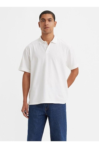 Levi's Relaxed Authentic Polo T Shirt A6735-0000-5139 Beyaz