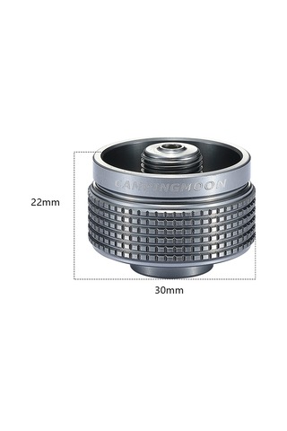 Neevoyu Kampanya Ocağı Bağlantı Adaptörü - Alüminyum Alaşım, Hafif Ve Taşınabilir Gümüş